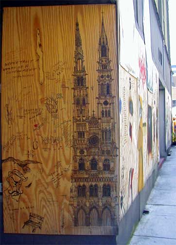 Picture of JFG Coffee Sign in Knoxville Tennessee Old City